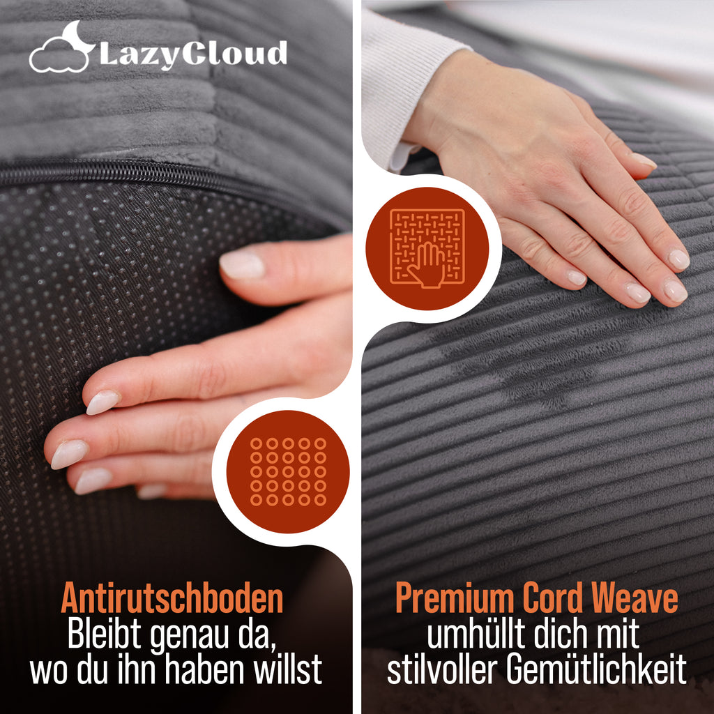 LazyCloud | Sitzsack Charcoal Slate