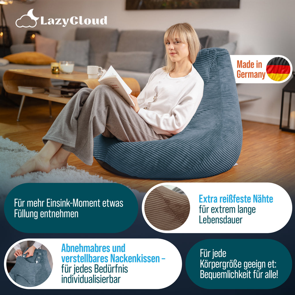 LazyCloud | Sitzsack Midnight Navy